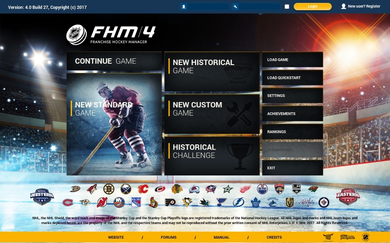 Windows 8 Franchise Hockey Manager full